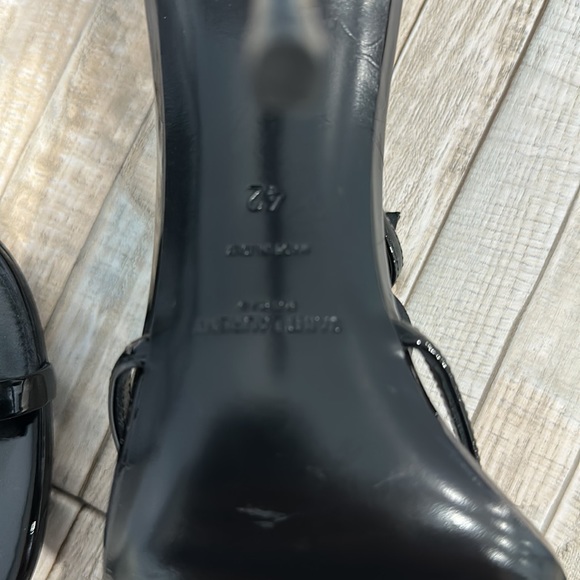 YSL CASSANDRA SANDALS IN PATENT LEATHER YVES SAINT LAURENT AUTHENTIC HEELS - Picture 5 of 8